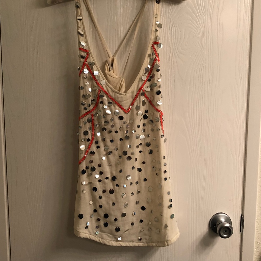 Écote Sequin Tank Top